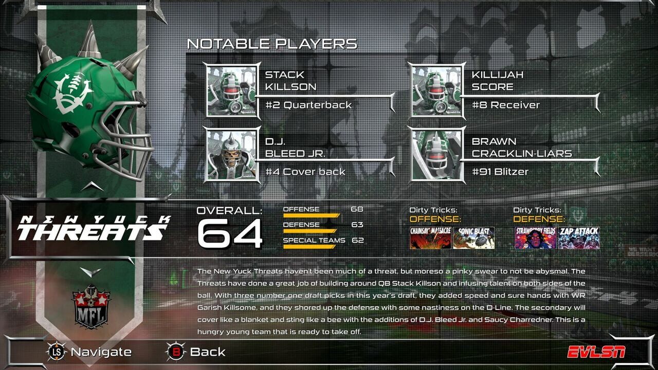 Mutant Football League: New Yuck Threats Image