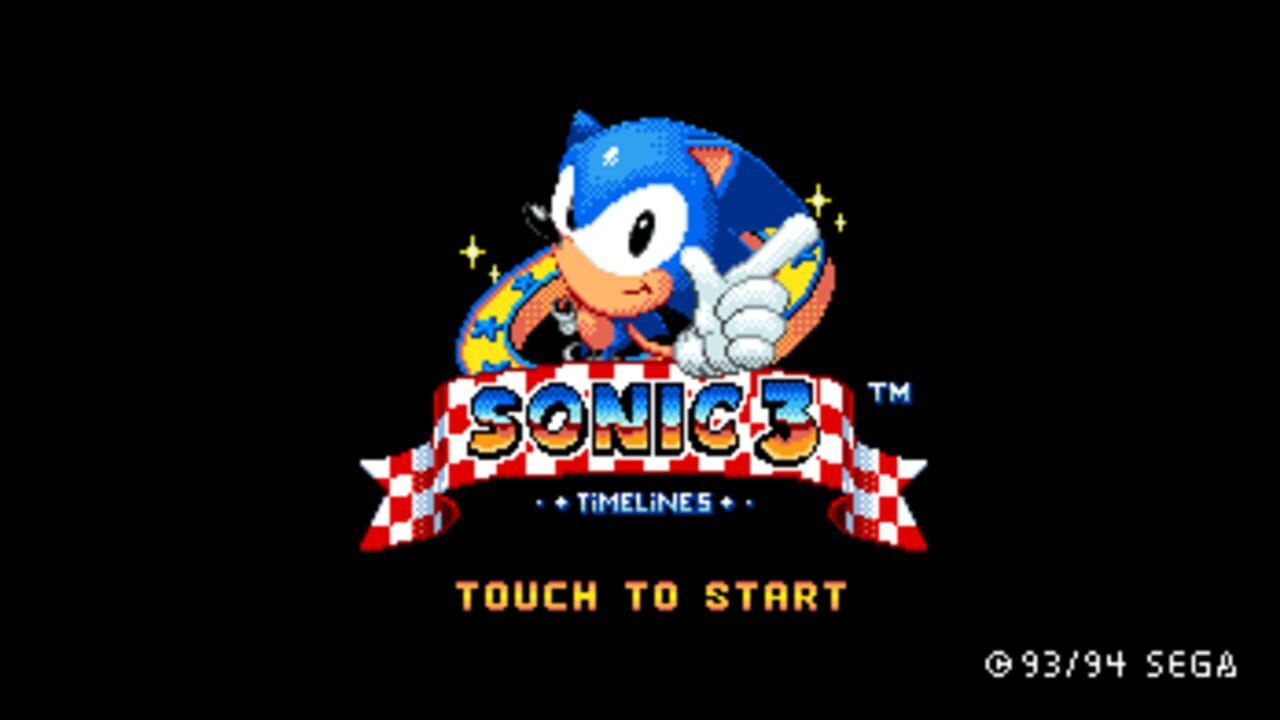 Sonic 3 Timelines SMS Remake Screenshot 1