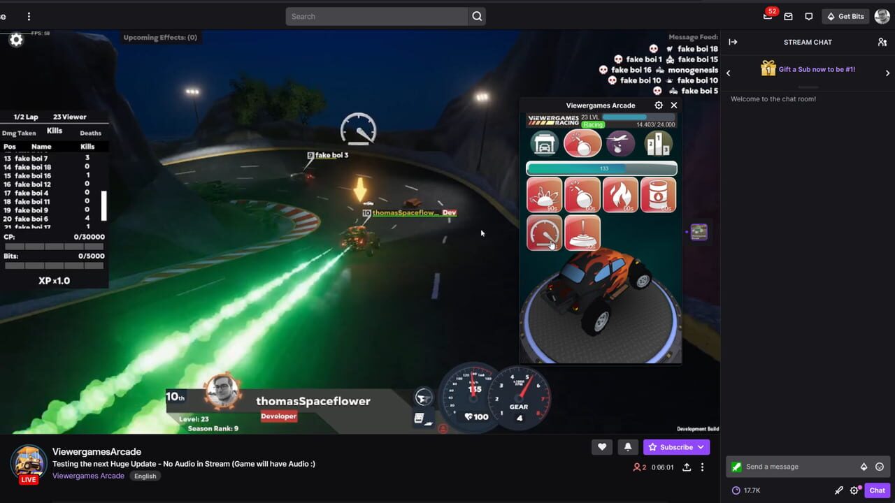 Viewergames Racing — Screenshot 1