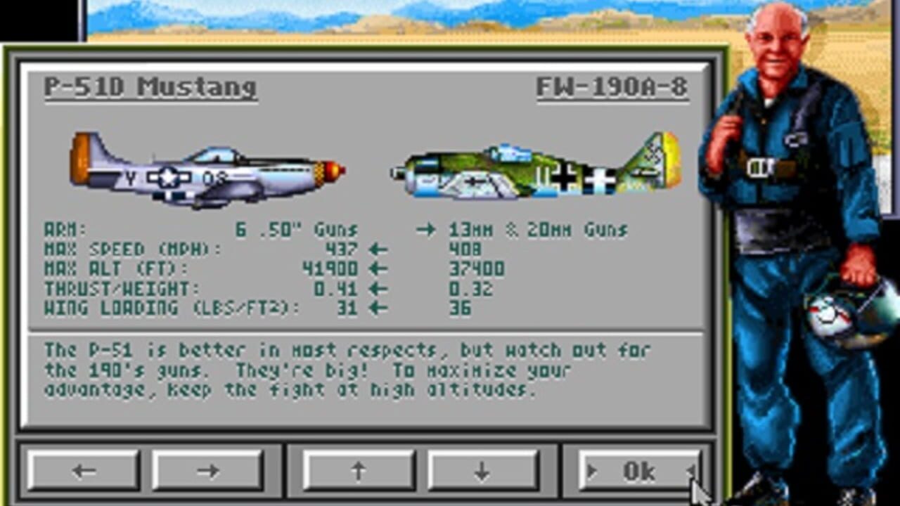 Chuck Yeager's Air Combat — Screenshot 2