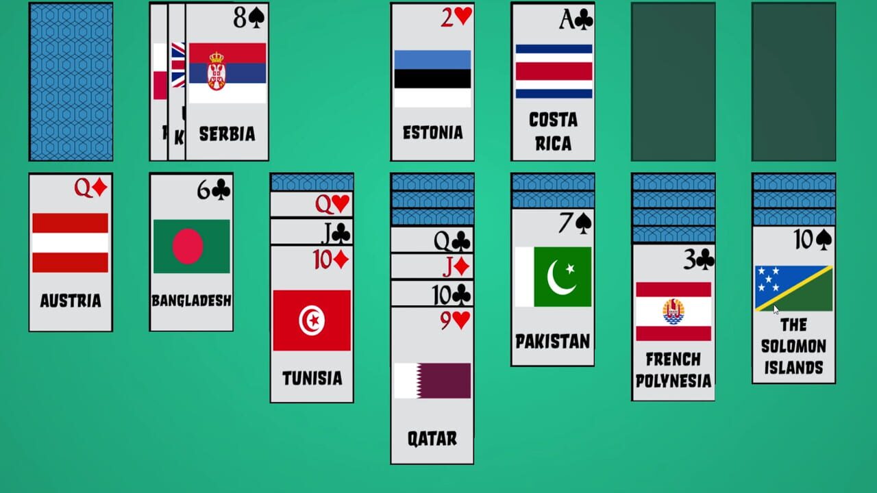 Solitaire: Learn the Flags! Image