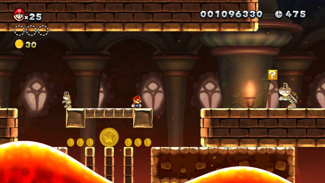 New Super Mario Bros. U but the Floor is Lava — Screenshot 2