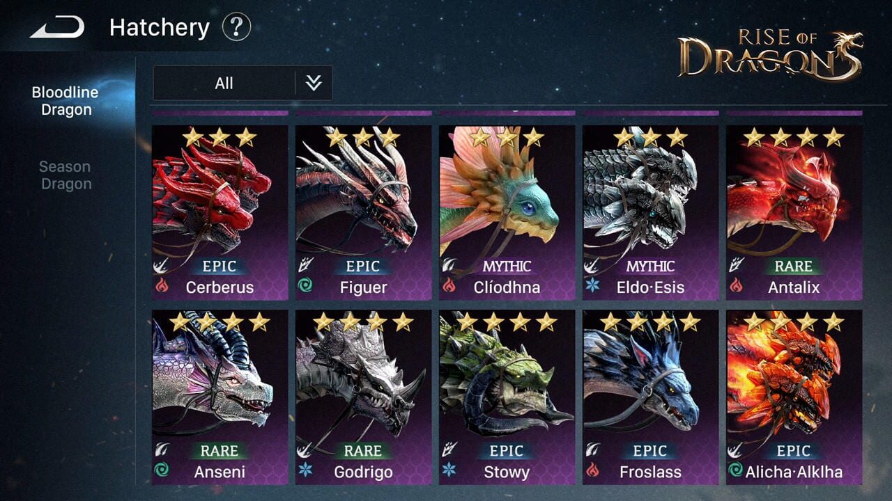 Rise of Dragons Image