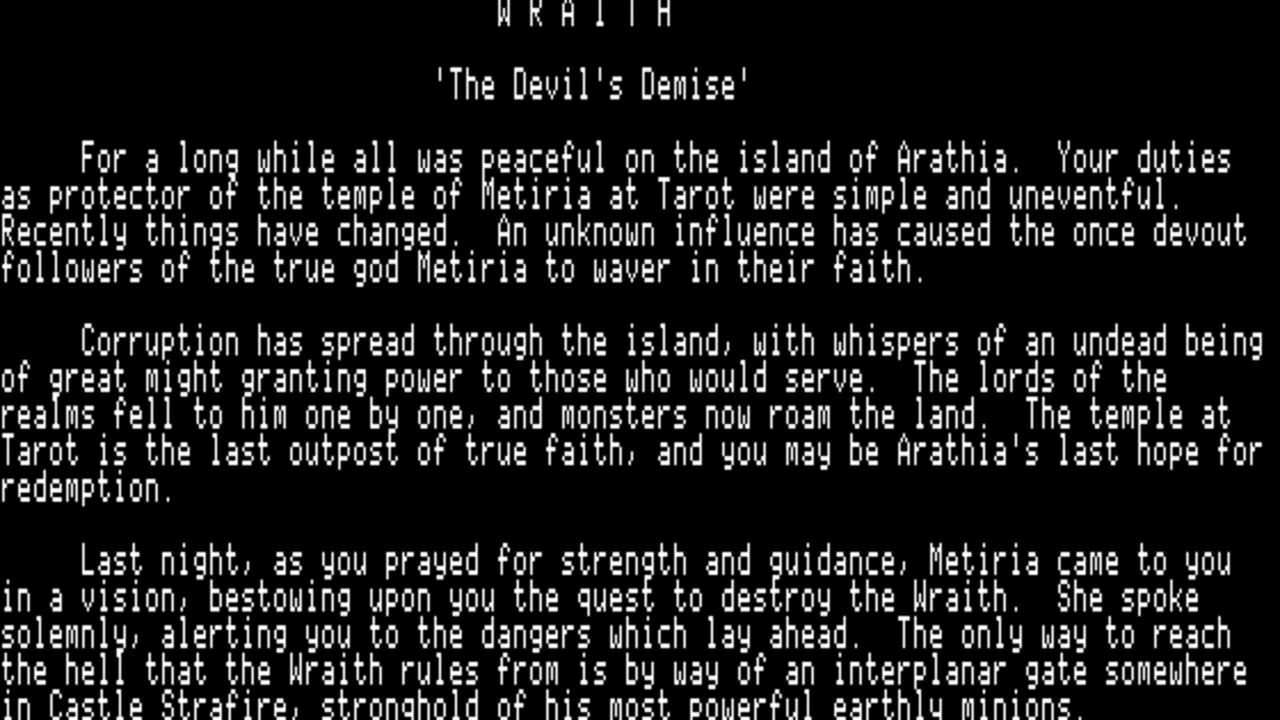 Wraith — Screenshot 2