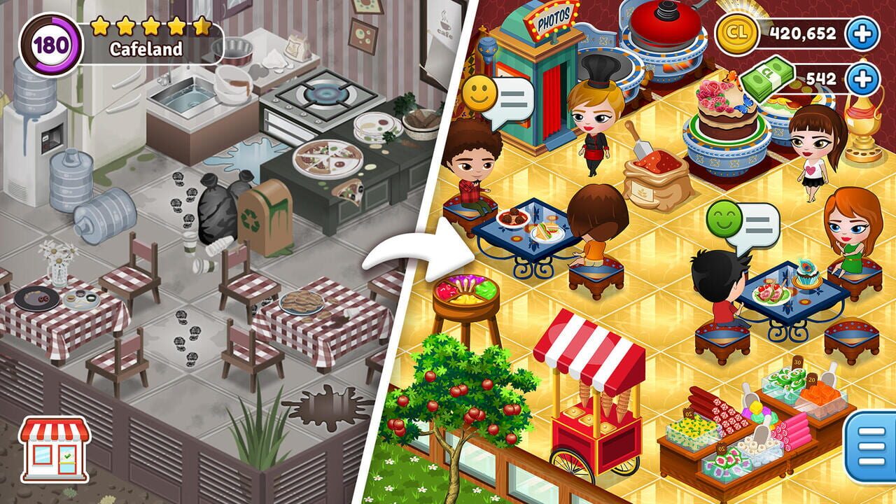 Cafeland: Restaurant Cooking — Screenshot 3