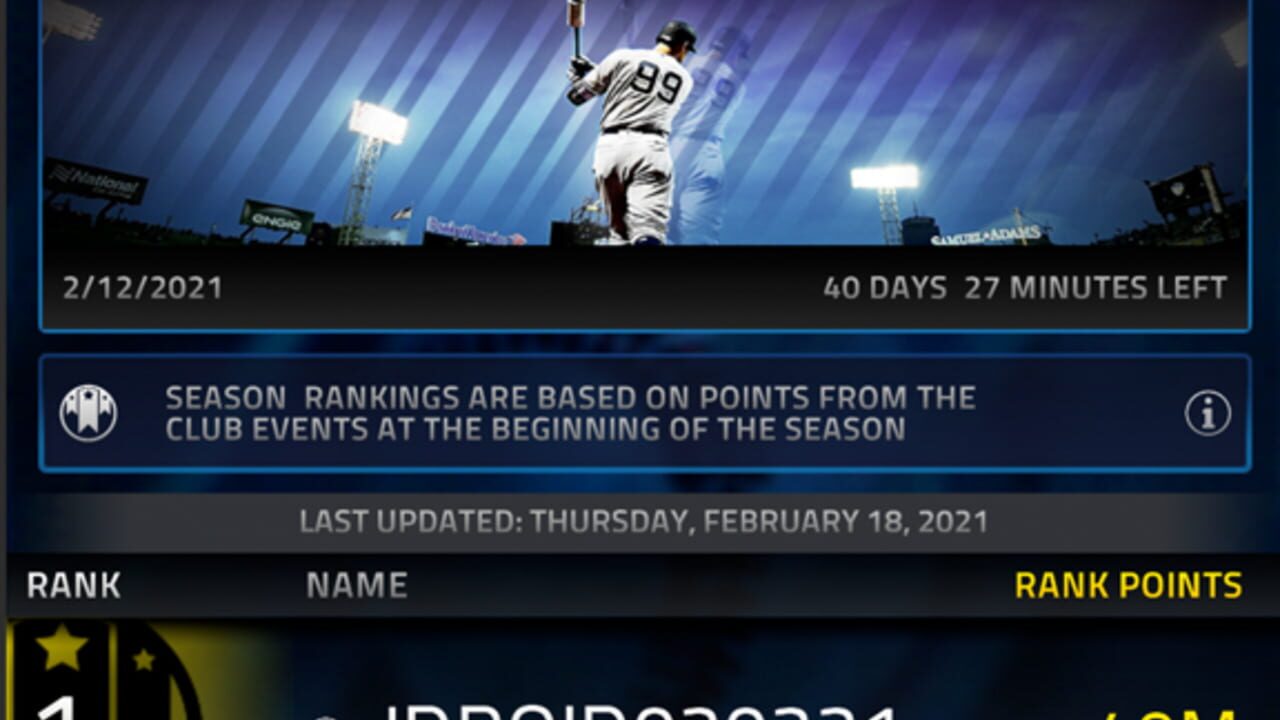 MLB Tap Sports Baseball 2021 Image