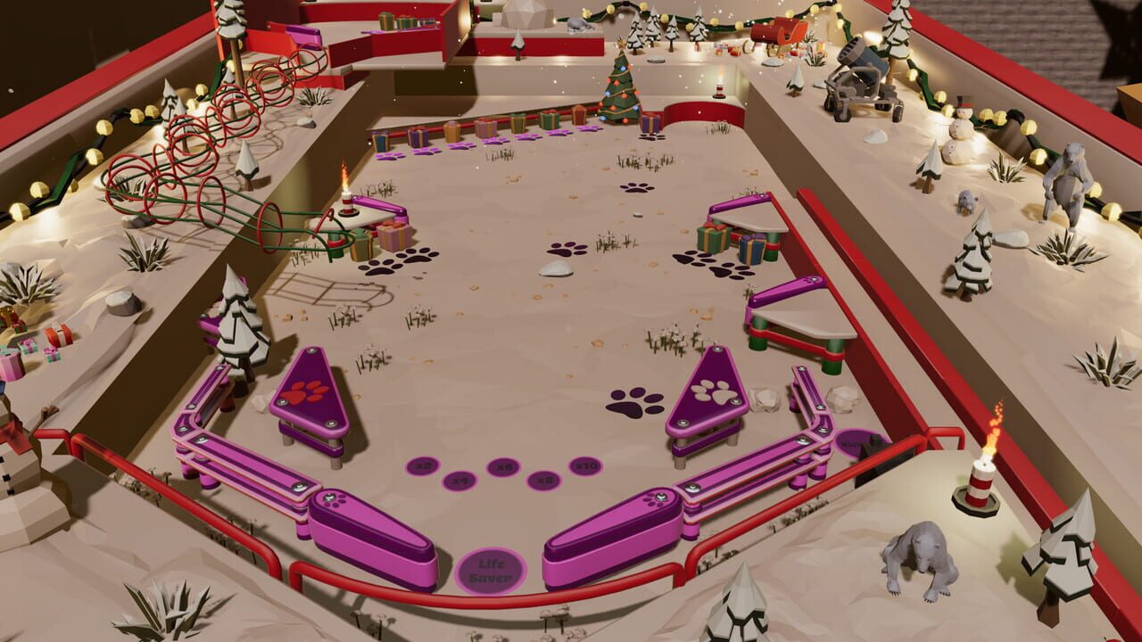 Roxy Raccoon's Pinball Panic: Christmas Carnage Image