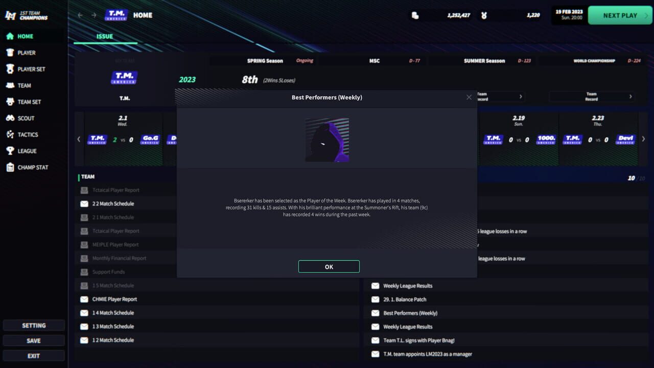 League Manager 2023 Image