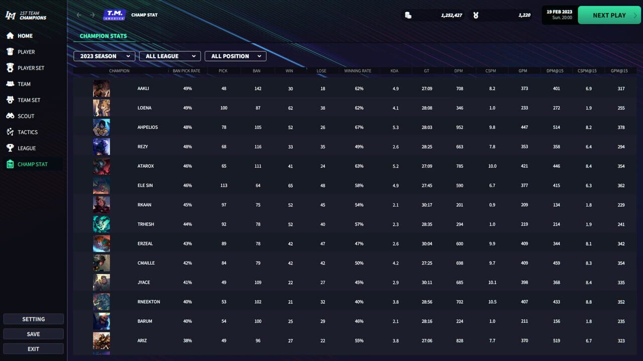 League Manager 2023 Image