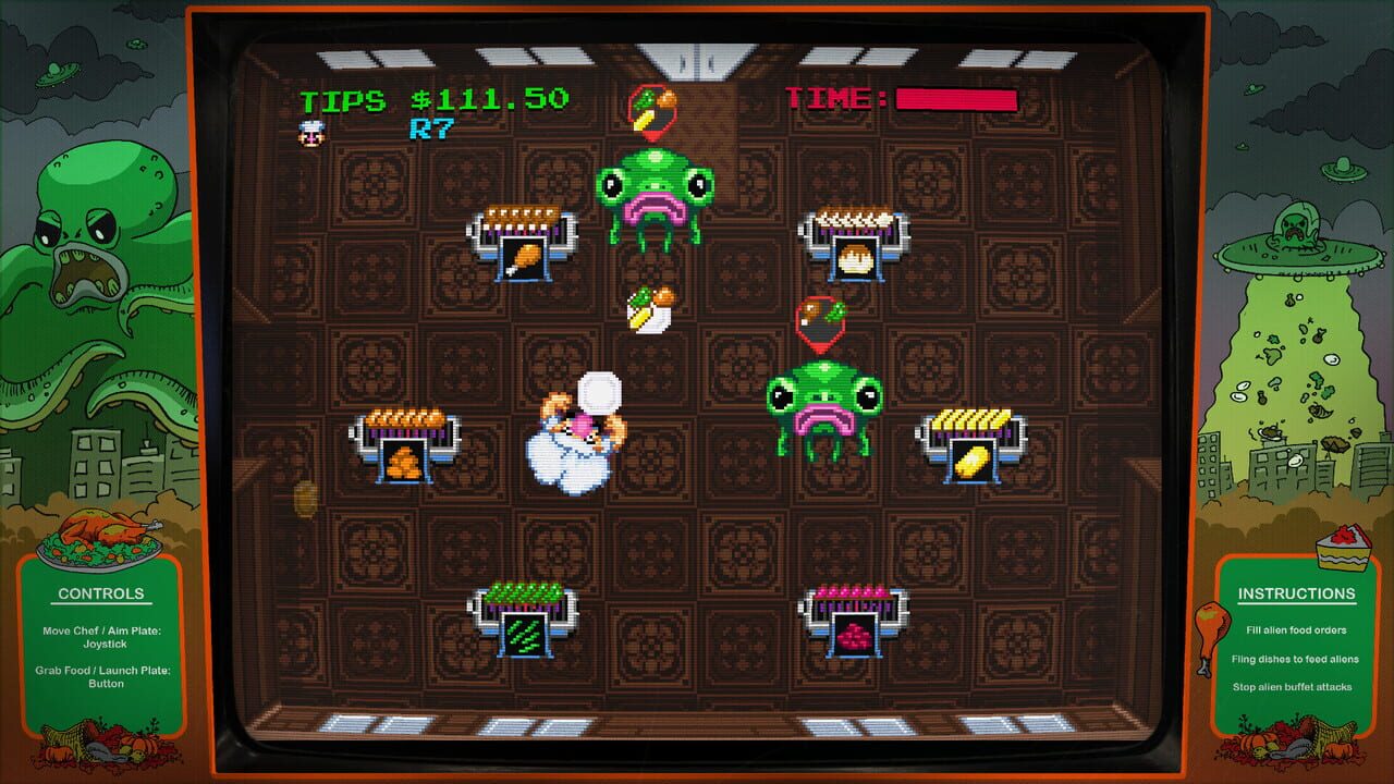 Digital Eclipse Arcade: Invasion of the Buffet Snatchers Image
