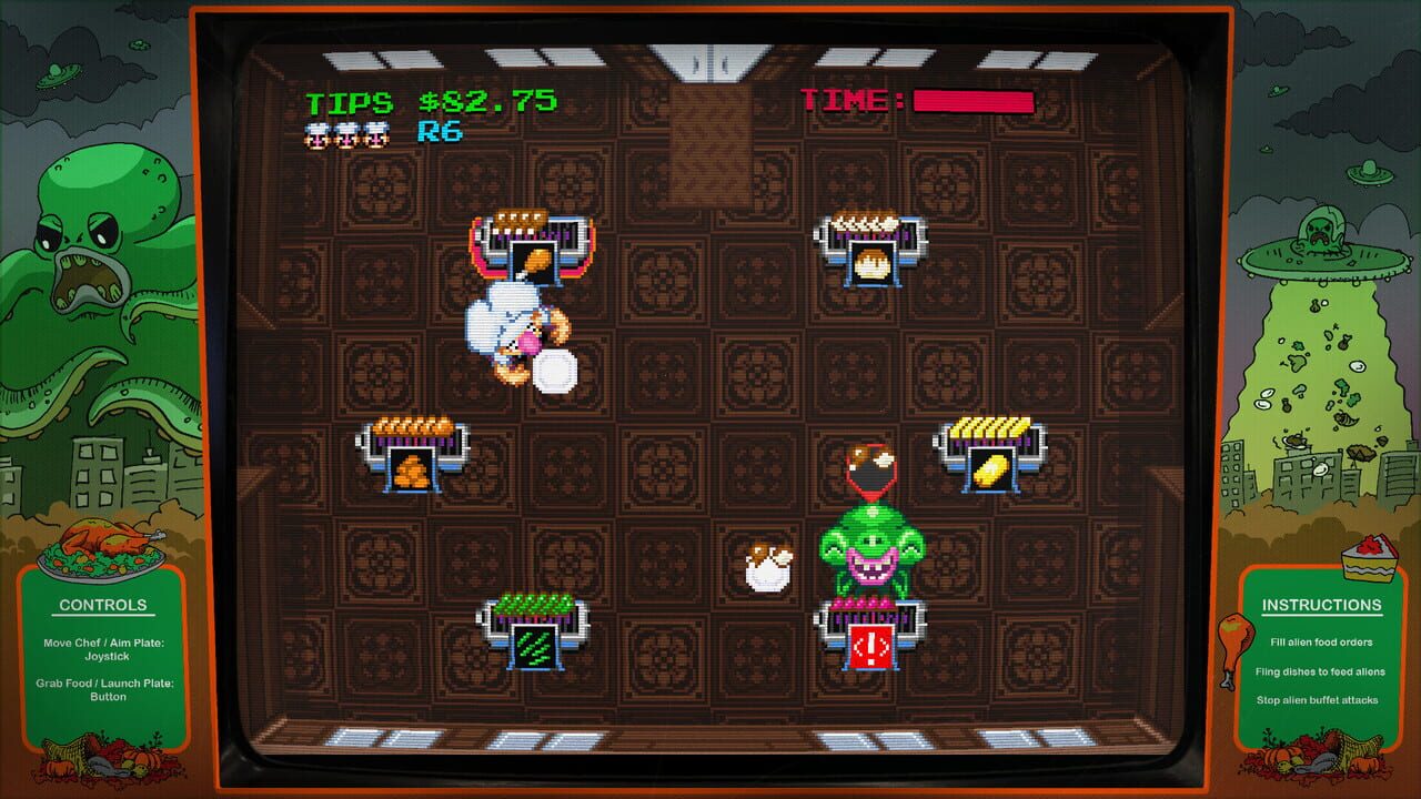 Digital Eclipse Arcade: Invasion of the Buffet Snatchers Image