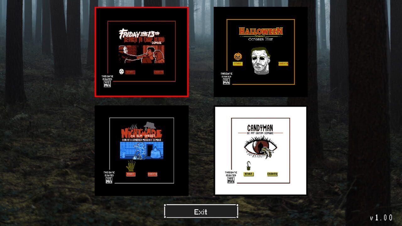 8-Bit Slasher 4-in-1 Horror Demakes Image