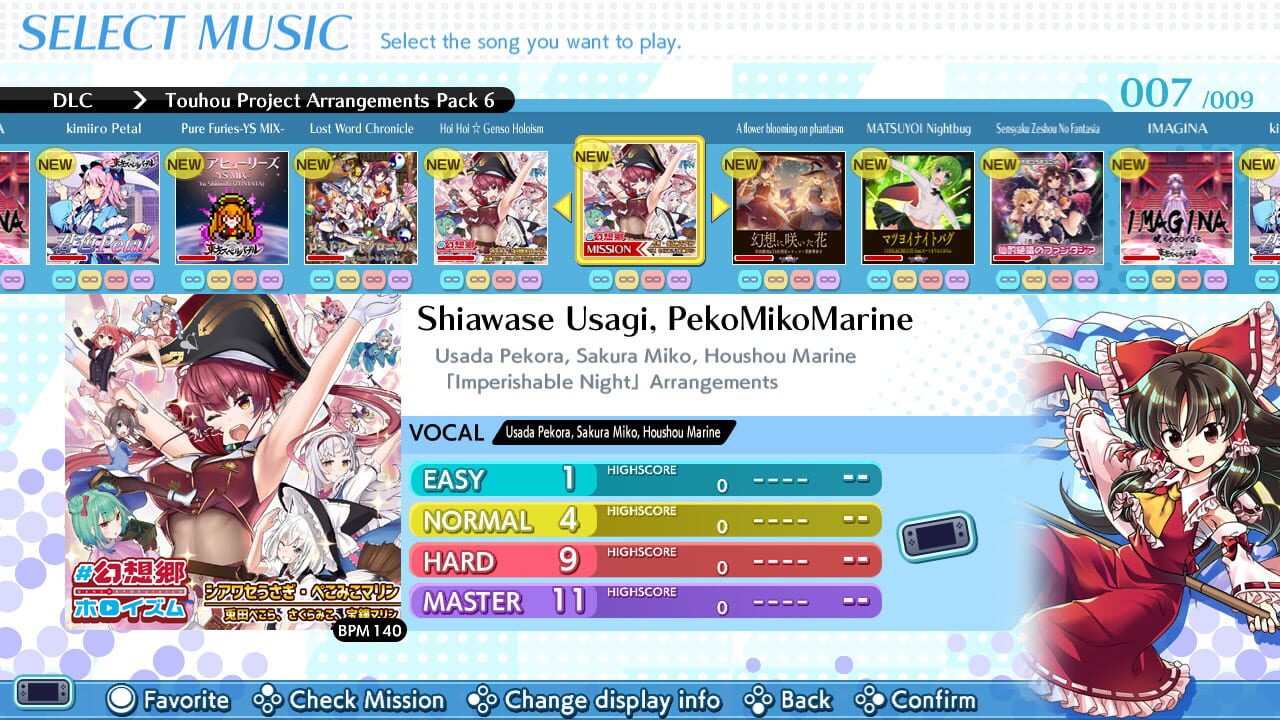 Groove Coaster: Wai Wai Party!!!! - Touhou Project Arrangements Pack 6 — Screenshot 3
