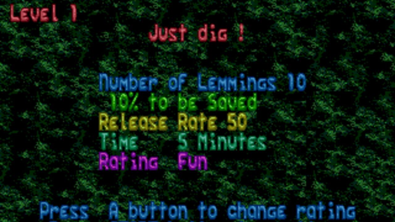 Lemmings — Screenshot 3