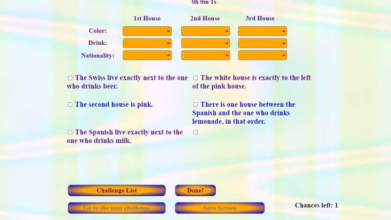 Zebra Logic Master — Screenshot 1