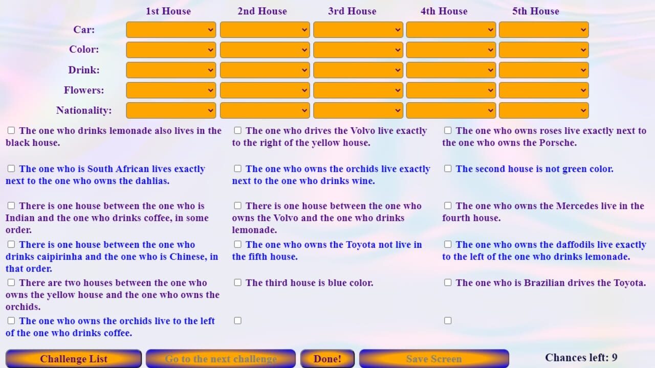 Zebra Logic Master — Screenshot 3
