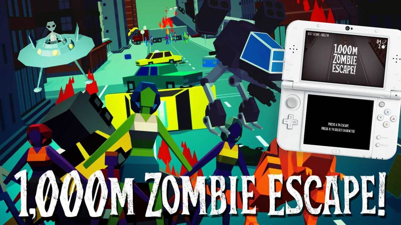 1000m Zombie Escape! — Screenshot 2