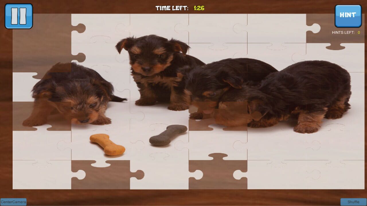Bepuzzled Puppy Dog Jigsaw Puzzle — Screenshot 2