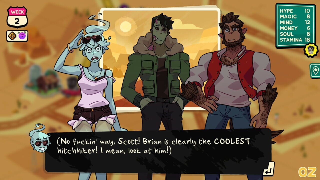 Monster Prom 3: Monster Roadtrip - Hitchhiker Pack: Vicky & Brian Image