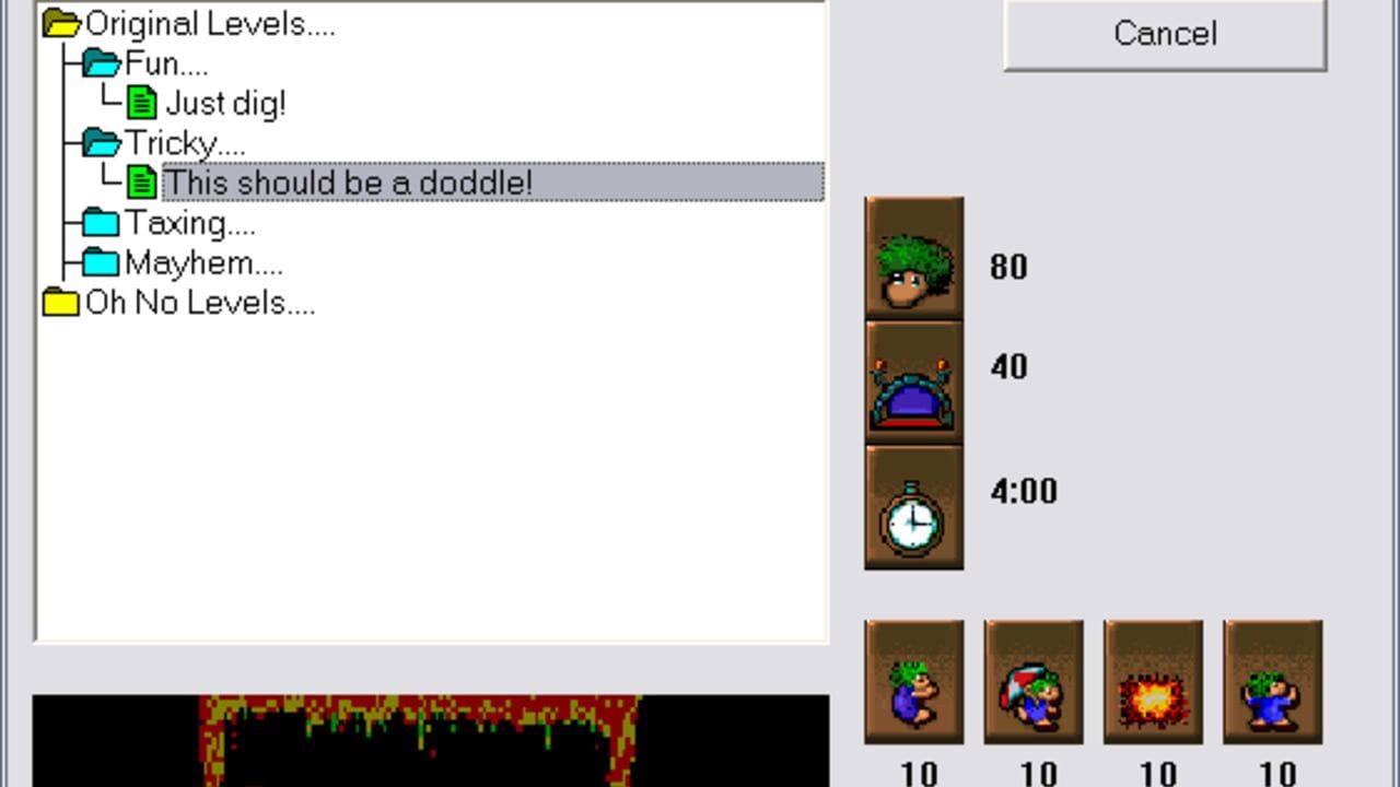 Lemmings & Oh No! More Lemmings — Screenshot 2
