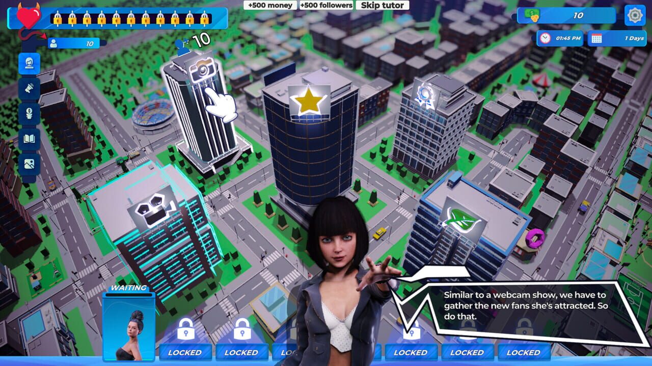WebCum Empire Tycoon — Screenshot 1