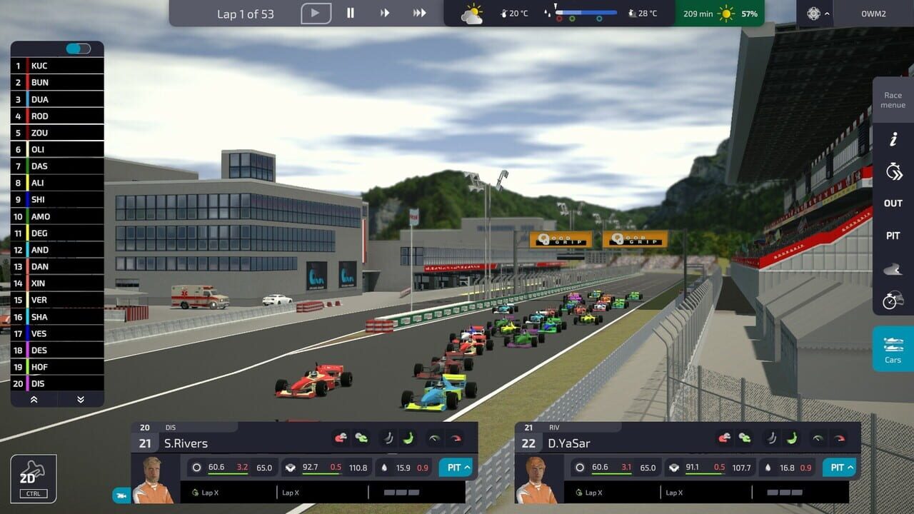 Open Wheel Manager 2 — Screenshot 2