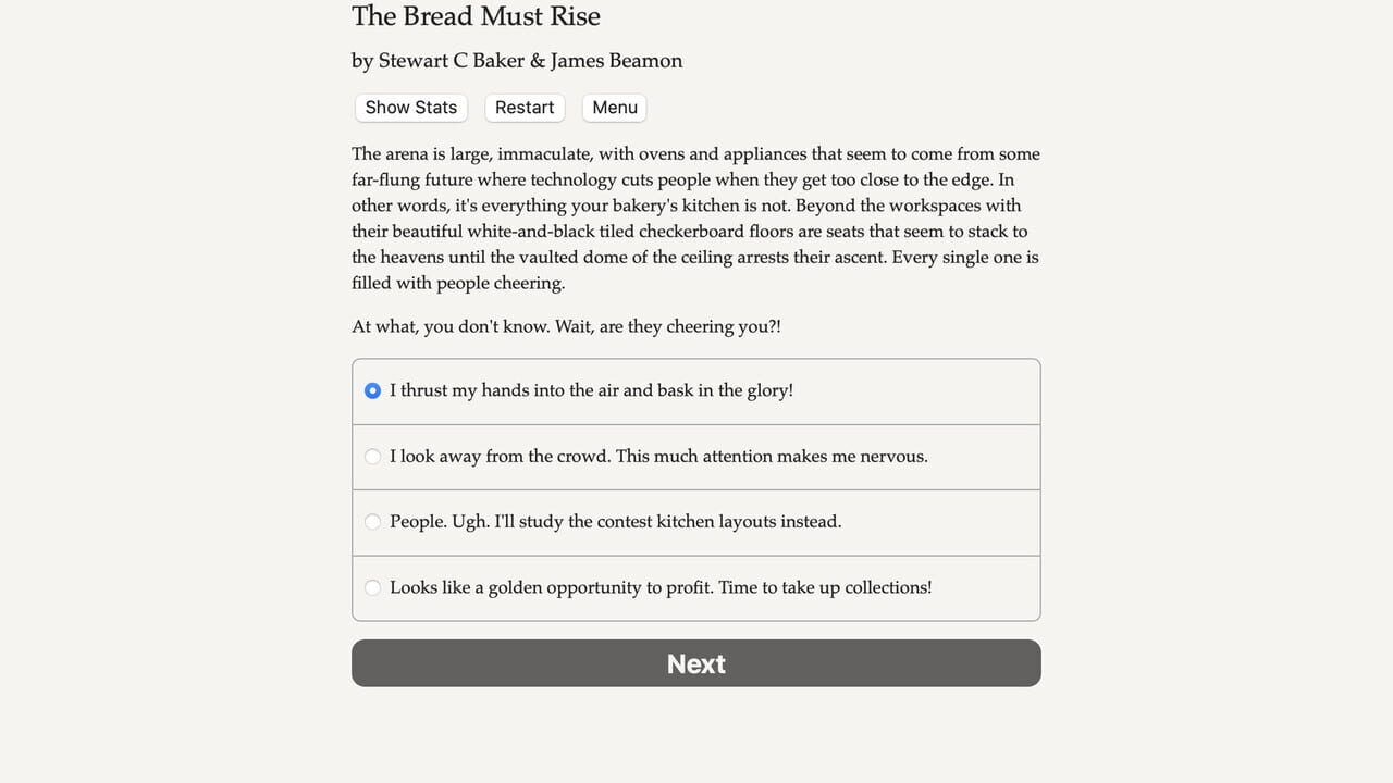 The Bread Must Rise — Screenshot 1