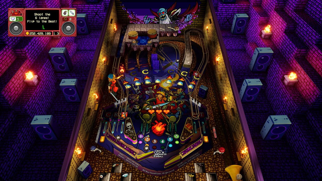 Pinball FX: Crypt of the NecroDancer Pinball Image