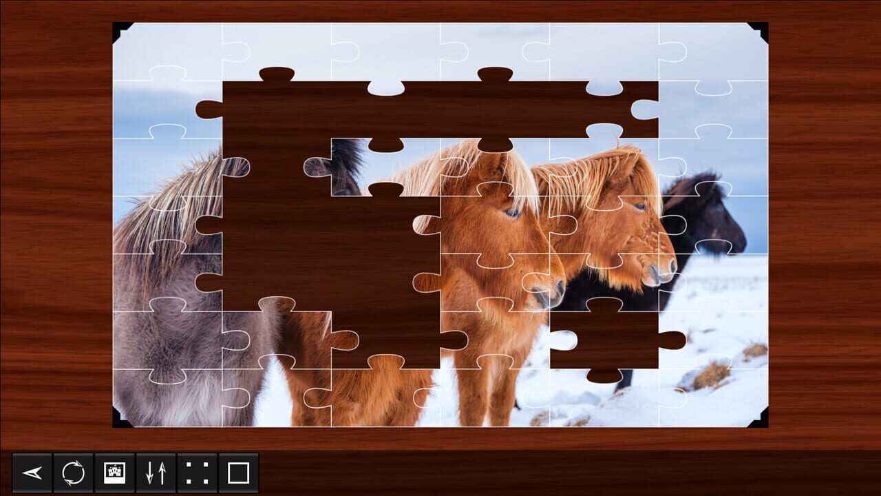 Jigsaw Puzzle World: Horses Image