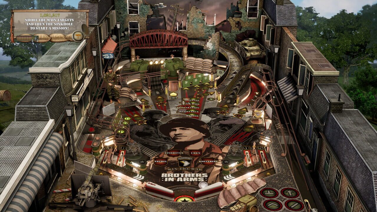 Pinball FX: Brothers in Arms - Win the War Pinball Image