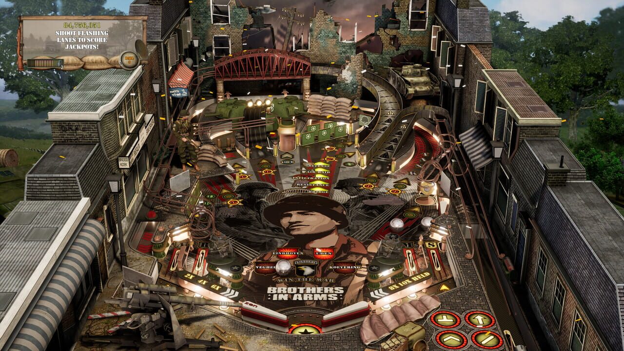 Pinball FX: Brothers in Arms - Win the War Pinball Image