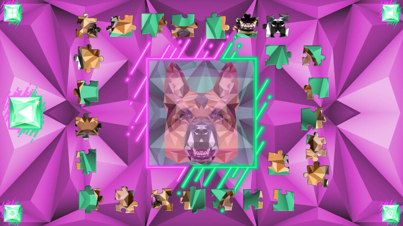 Poly Jigsaw: Dogs — Screenshot 1