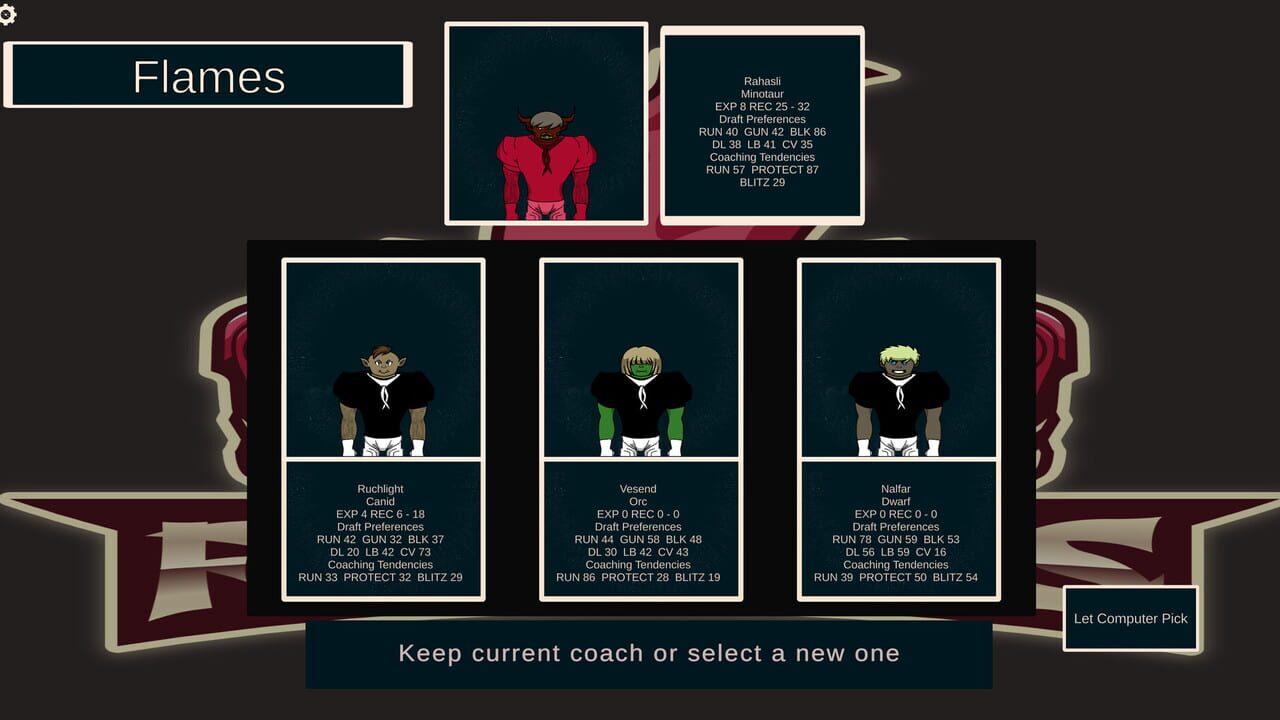FFFL: Brutalball Manager — Screenshot 2
