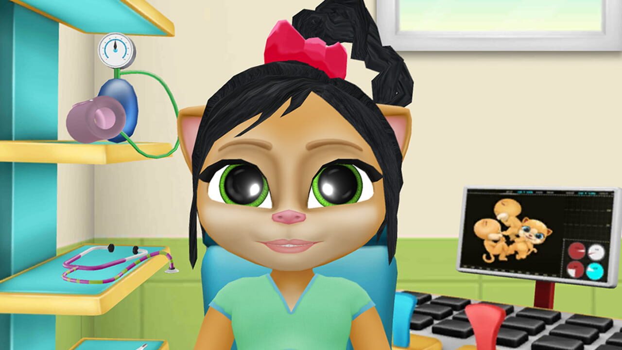 Pregnant Talking Cat Emma Image