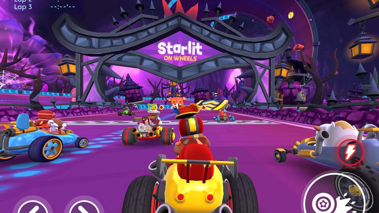 Starlit On Wheels: Super Kart Image