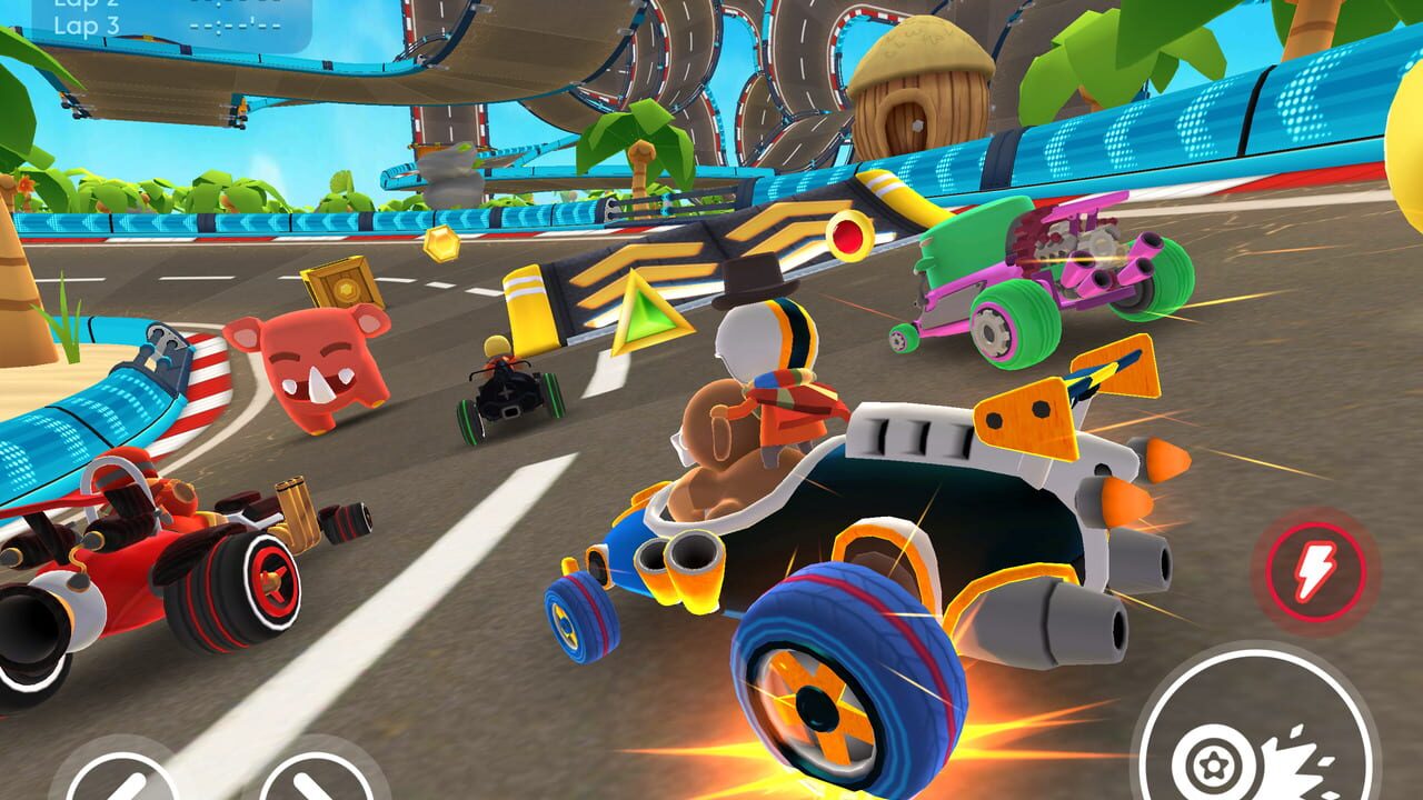 Starlit On Wheels: Super Kart Image