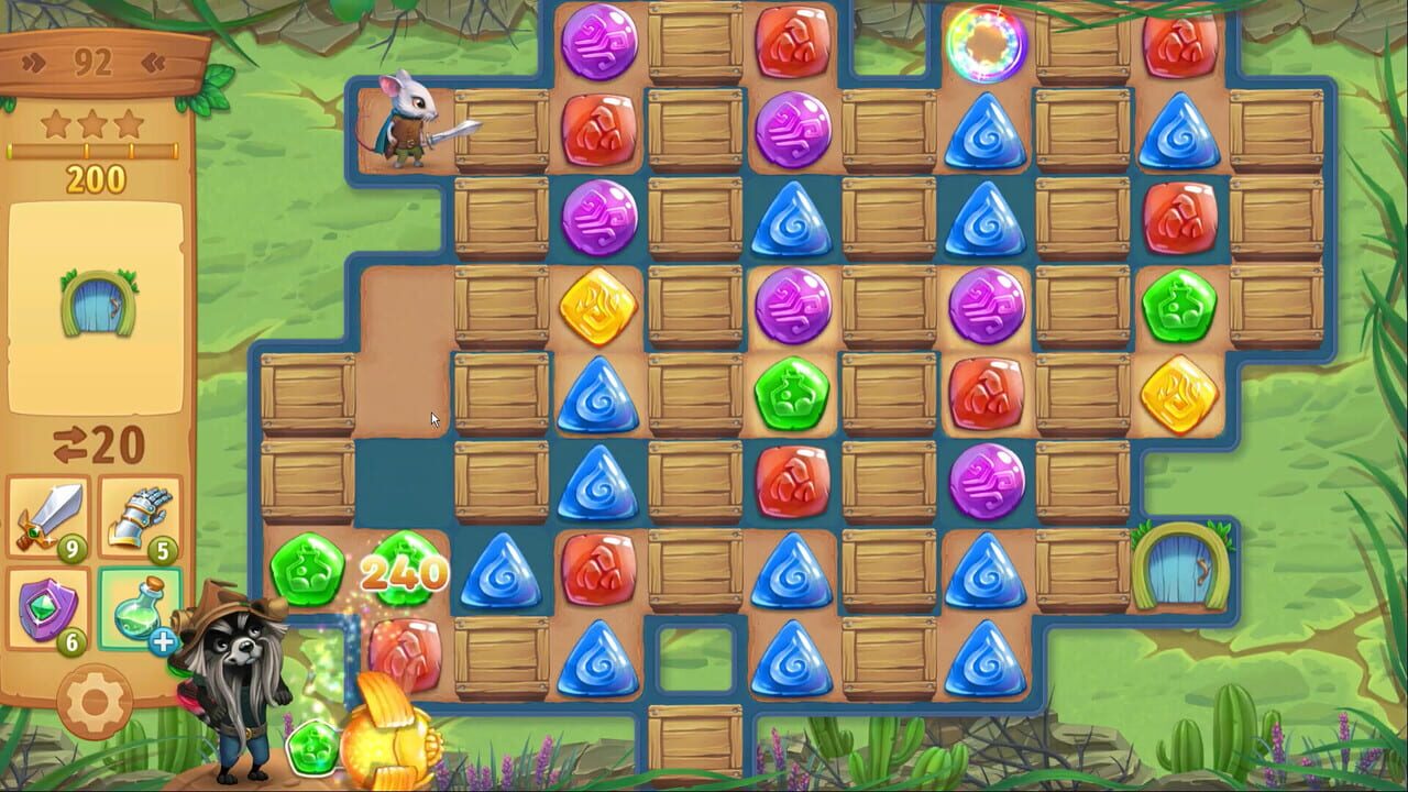 Strongblade: Match 3 Puzzle and Match-3 Adventure — Screenshot 1