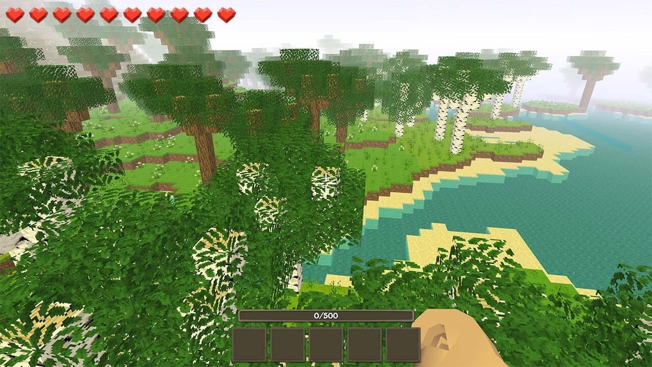 Crafting Block World: Magic Dungeons Adventure Screenshot 1