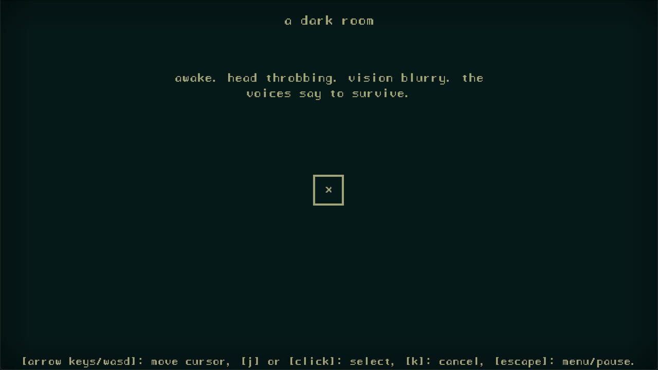 A Dark Room — Screenshot 1