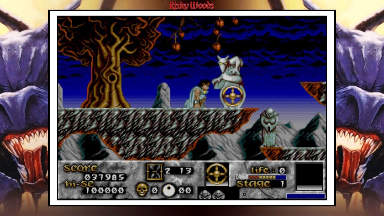 QUByte Classics: Risky Woods — Screenshot 1