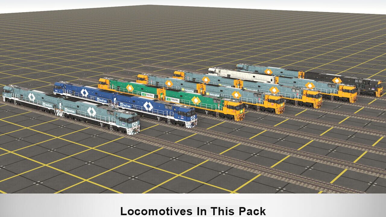 Trainz Railroad Simulator 2022: NR Class Locomotive - National Rail Mega Pack Image