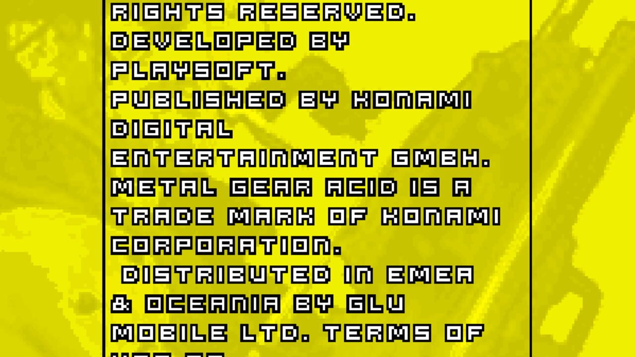 Metal Gear Acid 2: Mobile 3D Image