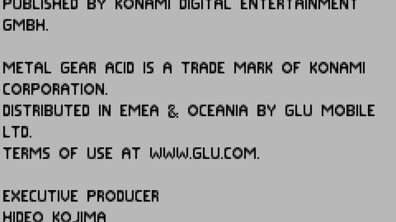 Metal Gear Acid: Mobile 3D screenshot 3