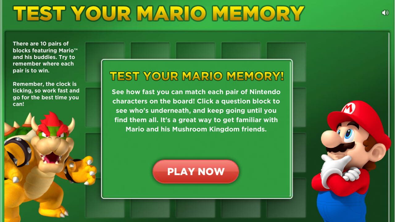 Test Your Mario Memory Screenshot 1