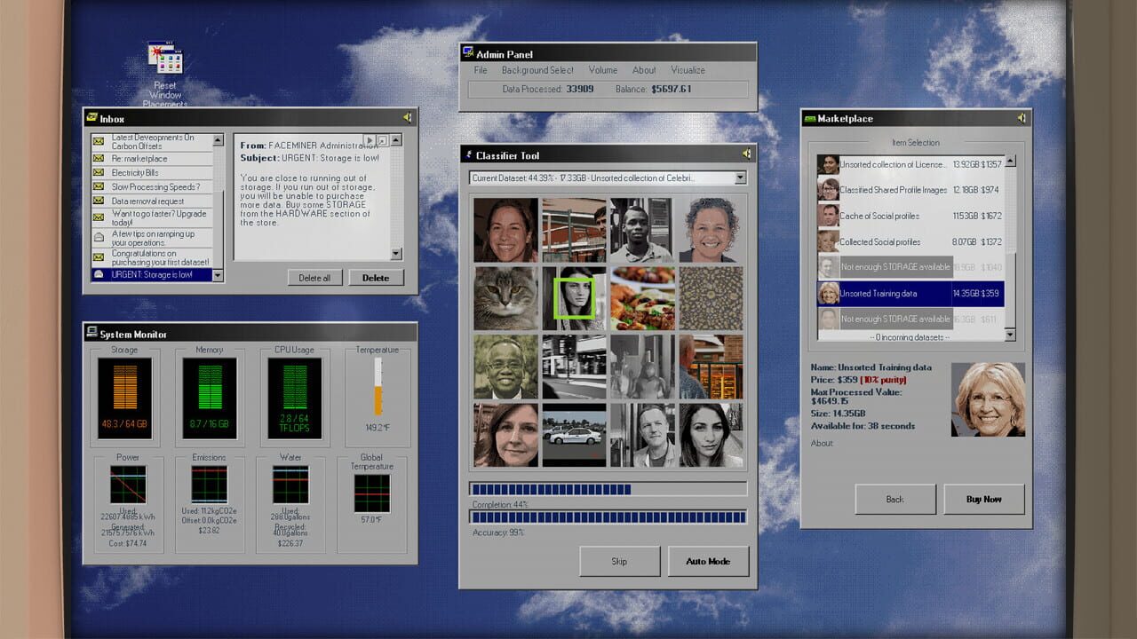 Screenshot de Faceminer
