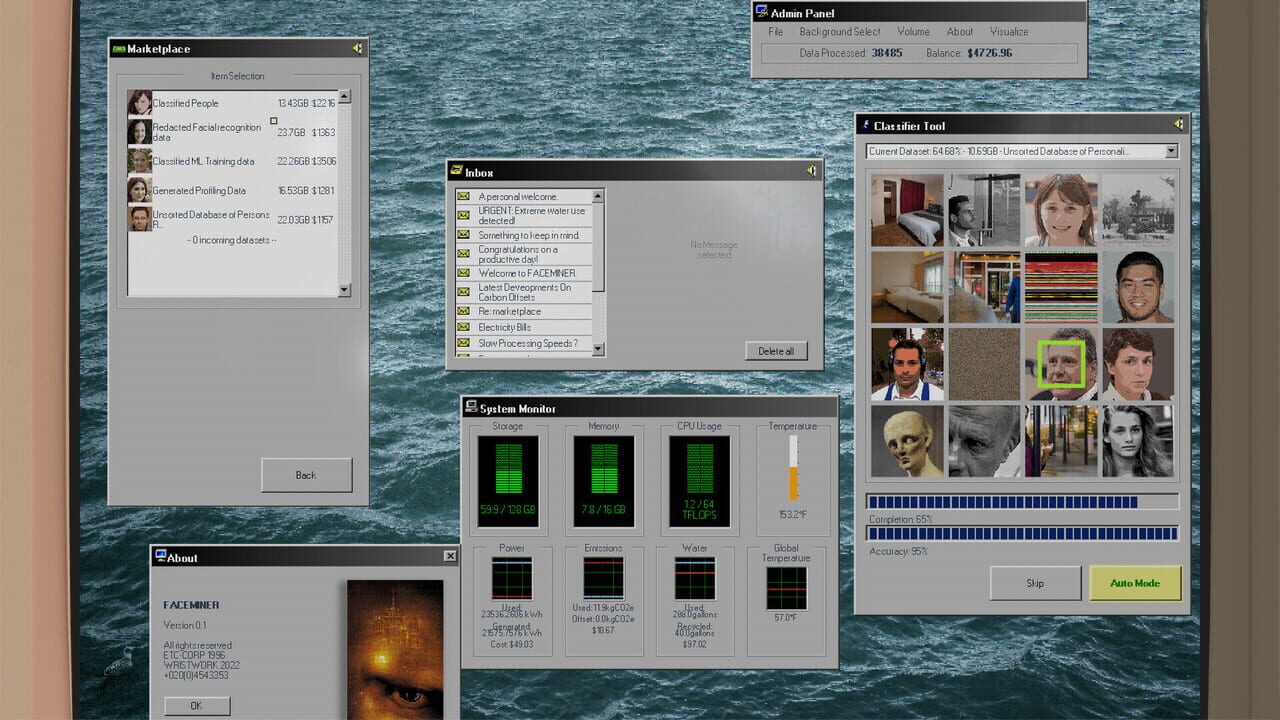 Screenshot de Faceminer
