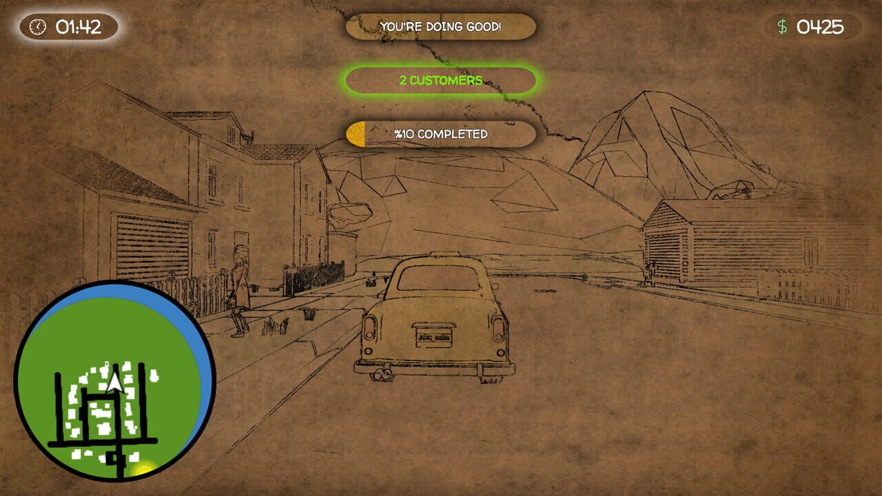 Doodle Taxi Image