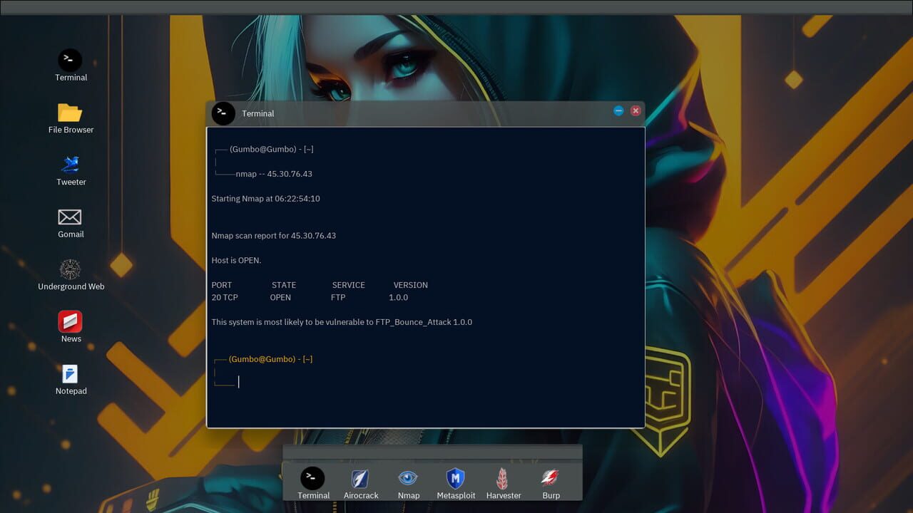 Anonymous Hacker Simulator — Screenshot 1