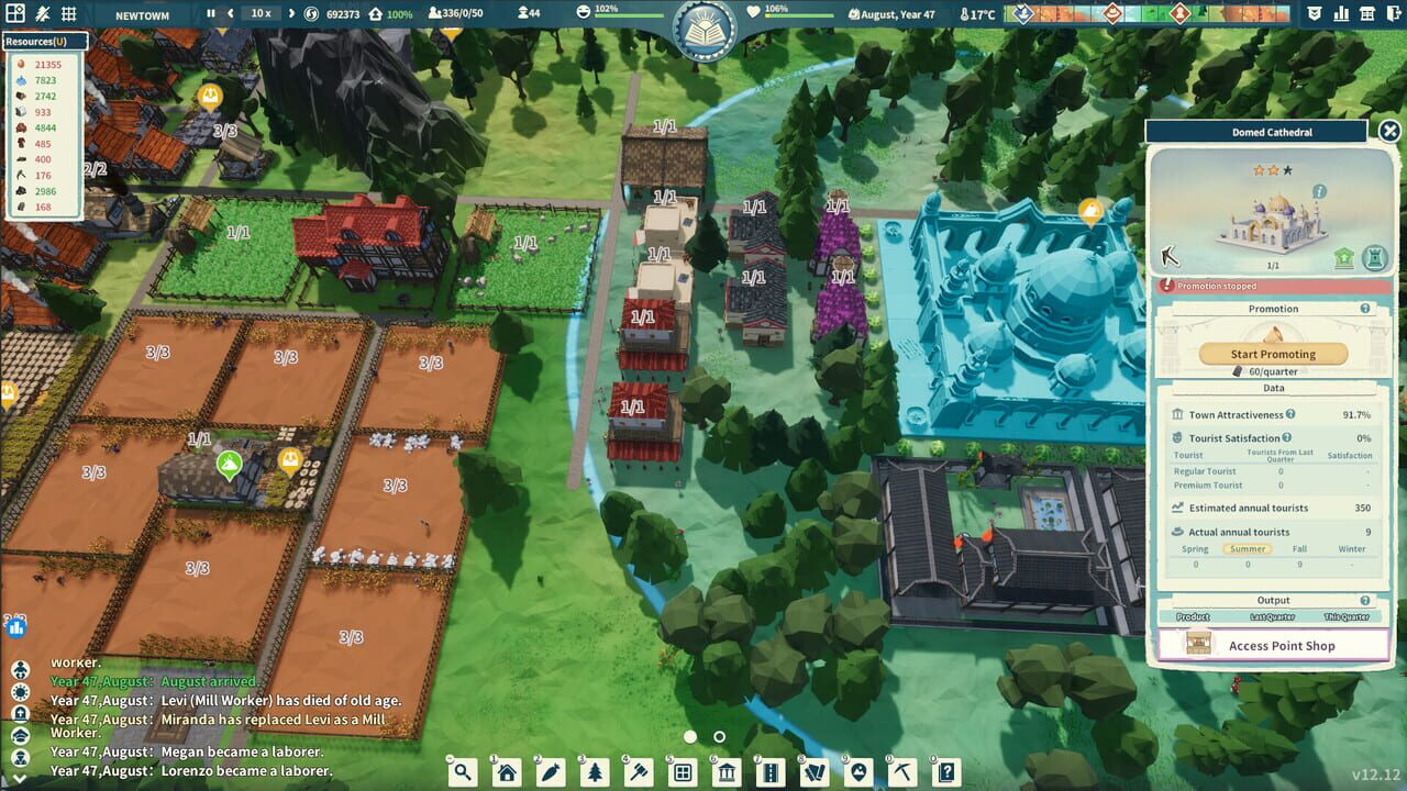 Settlement Survival: Tourism Image