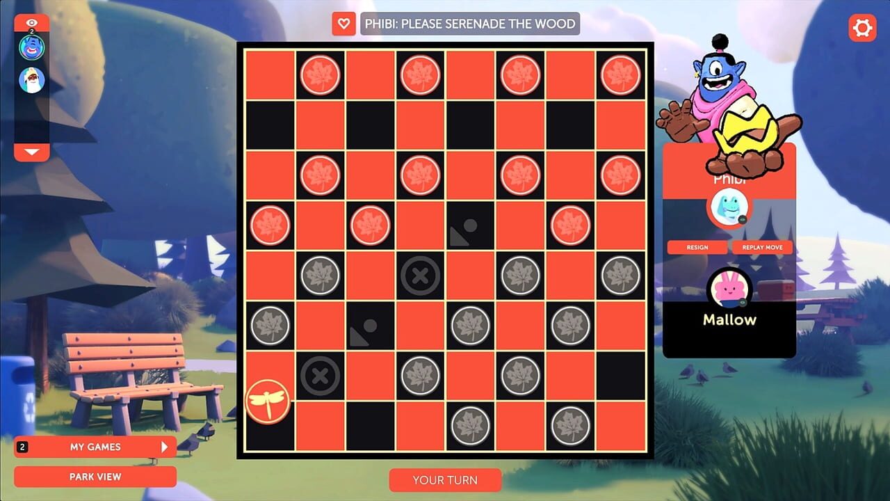 Checkers in the Park — Screenshot 2
